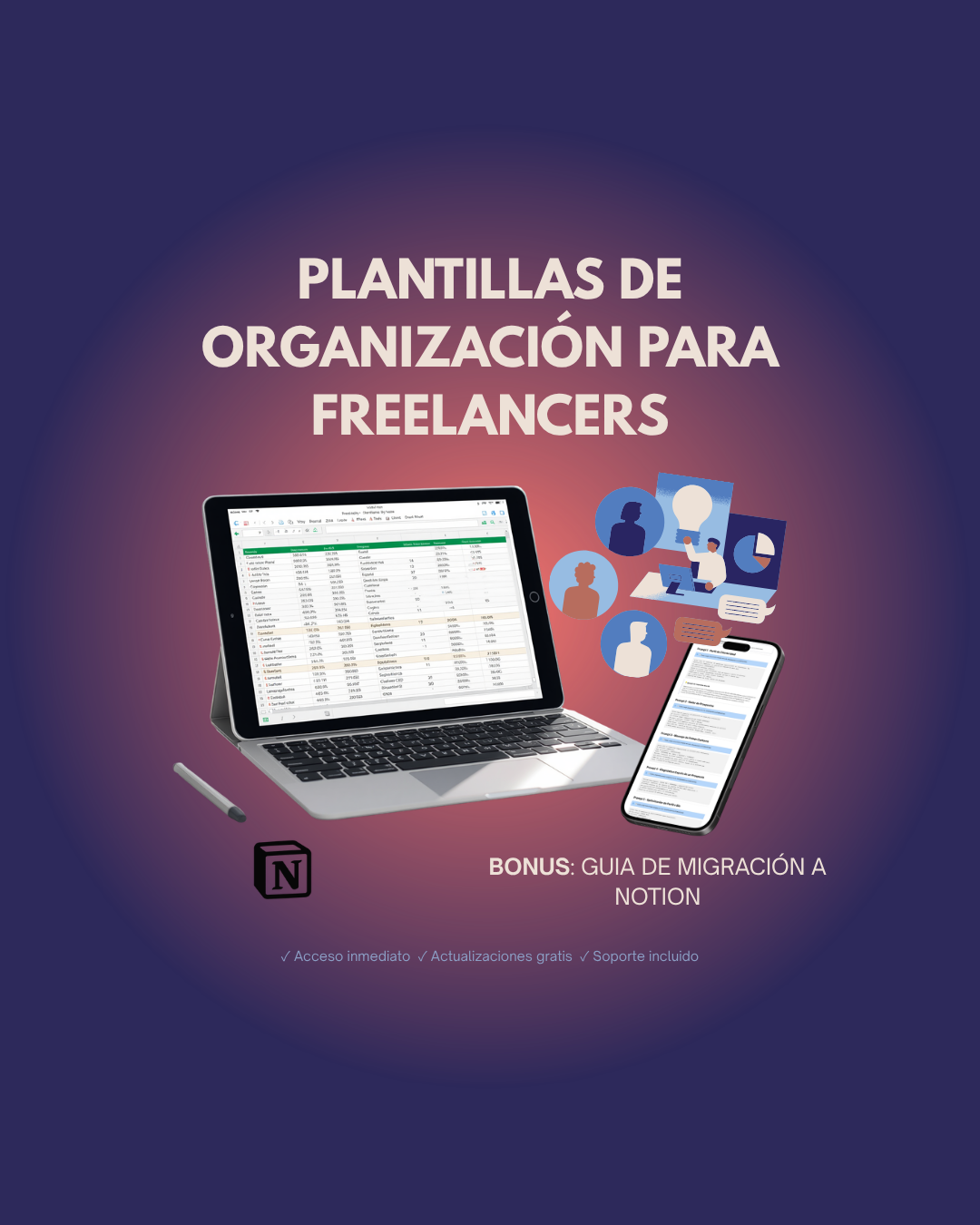 Plantilla de organización Freelancers 2026